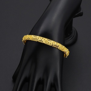 Jxx Venta al por Mayor de Brazaletes Árabes de Dubái para Bodas, Brazaletes de Oro de 24K para Mujer - Product Image 2
