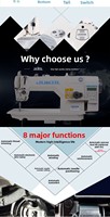 Vente directe d'usine de machines à coudre informatisées entièrement automatiques à grande vitesse pour la fabrication de vêtements.