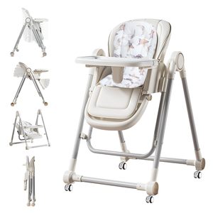 Chaise haute pour bébé réglable en hauteur, chaise multifonctionnelle pour enfants pour l'alimentation - Product Image 1