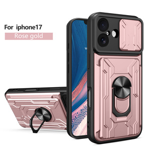 Étui de téléphone avec porte-cartes et anneau de maintien pour Infinix Smart 10+/9/9HD/8+/<span class=keywords><strong>Note</strong></span> 50X/50 <span class=keywords><strong>Pro</strong></span>+/40/30, coque arrière avec fenêtre coulissante - Product Image 6