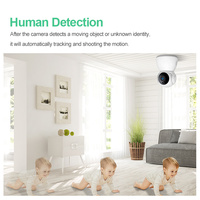Perekam Video CCTV WiFi Mini 5MP, kamera keamanan rumah penglihatan malam Sensor CMOS jaringan dalam ruangan penggunaan harga pabrik
