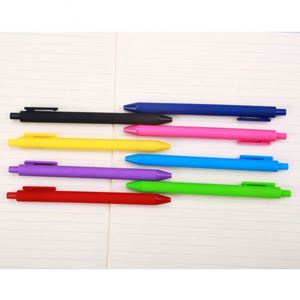 Candy-Colored PVC Acrylic Advertising Signature <b>Pen</b> Casual Neutral Design with Pressed Logo for Office Stationery Sticker Use - Product Image 2
