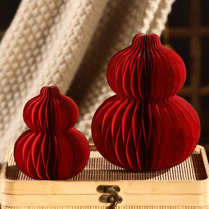 2026 Year of the Horse Folding <b>Paper</b> Gourd <b>Decorations</b> for New Year, Home, Shop, and Spring Festival Ornaments - Maro Crafts - Product Image 2