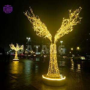 Arbre lumineux en cristal LED - Étanche IP65 - Décoration de Noël et d'Halloween pour aménagement paysager, rue, centre commercial et complexe hôtelier - Product Image 3