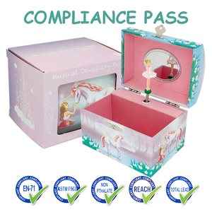 Caja Musical <span class=keywords><strong>de</strong></span> Joyería con Diseño <span class=keywords><strong>de</strong></span> Unicornio Clásico y Elegante <span class=keywords><strong>de</strong></span> Jakos Factory - Regalo Perfecto para <span class=keywords><strong>Cumpleaños</strong></span>, Navidad y Festividades para Niñas - Product Image 4