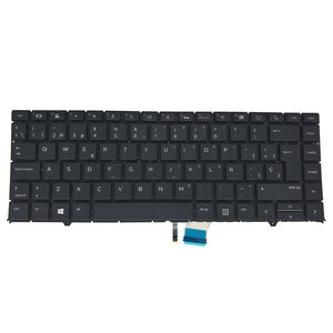Clavier d'ordinateur portable rétroéclairé en espagnol pour HP <span class=keywords><strong>Zbook</strong></span> <span class=keywords><strong>x360</strong></span> G5 <span class=keywords><strong>ZBook</strong></span> Studio G5 1050 G1 XW1 SG-91610-2EA SN6173BL1, neuf, noir - Product Image 1