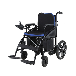Sedia a Rotelle Elettrica Semplice con Batteria Laterale e Ruote in Acciaio da 16 Pollici - Product Image 1