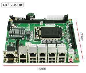EIP mới H61 ITX bo mạch chủ tích hợp đồ họa Wifi cho VGA LGA1155 Intel 2nd/3rd Gen i7/i5/i3 DDR3 đôi SATA cho máy tính để bàn - Product Image 4