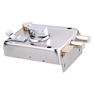 מנעול דלת חיצוני נגד גניבה עם עיצוב ידית ליבה מנחושת לשימוש במלון התקנה קלה לדלתות עץ וברזל - Product Image 4