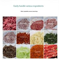 Nouveau hachoir à viande électrique commercial multifonction en acier inoxydable XCL avec une capacité de 200 kg/h, 32 mm de diamètre de coupe