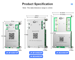 JK Smart BMS 2A ระบบปรับสมดุลแบบแอคทีฟ 4S 8S 16S 20S 24S 12V 24V 48V 60V 72V Lifepo4 BMS 100A 150A 200A สำหรับชุดแบตเตอรี่ลิเธียมไอออน - Product Image 3