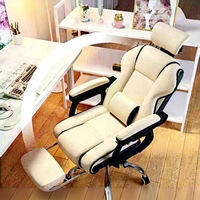 Chaise de jeu moderne populaire pour la chambre et le bureau, chaise d'ordinateur ergonomique confortable avec hauteur réglable et inclinable