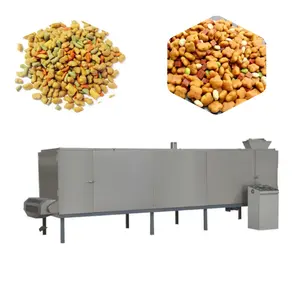 Best price dog food twin screw extruder machine pet dry food production line with high output