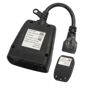 Không dây điều khiển từ xa Outlet (2 cửa hàng, 80 feet phạm vi) ETL được liệt kê khả năng chịu nước điện từ xa Outlet cho Đèn Ngoài Trời - Product Image 2