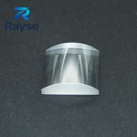 Lentille Cylindrique Plano-Convexe BK7 Personnalisable OEM 22mm*20mm en Quartz/Achats K9 pour Équipement Optique Sphérique Plat