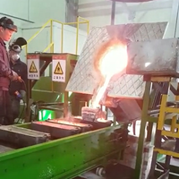 Four industriel à induction électrique pour la fusion des métaux, incluant des fours inclinables en acier de 100kg, 250kg, 500kg, 750kg, 1T, 2T, 5T