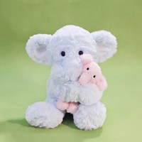 Ensemble de poupées animales parent-enfant, grand ours en peluche tenant une petite poupée bébé, compagnon pour enfants, cadeau d'anniversaire, super doux