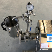 Moulin à billes horizontal de laboratoire en acier inoxydable de 0,5 l et 1 l, norme européenne