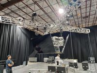 Torre Elevadora de Altavoces Portátil de Aleación de Aluminio de Alta Resistencia, Diseño Modular, Capacidad de Carga de 1000 kg, Doble Capa, para Eventos en Vivo al Aire Libre