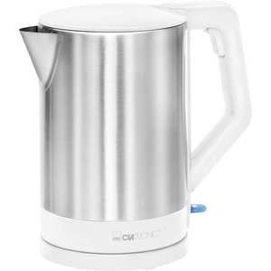กาต้มน้ำไฟฟ้าสแตนเลสสีขาว Clatronic 263849 ความจุ 1.5 ลิตร 2200 วัตต์ ระบบปิดอัตโนมัติ สำหรับใช้ในครัวเรือน - Product Image 1