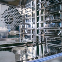 Restaurant 6 Plateaux Menu Mémoire Four De Cuisson Avec Vapeur Rationnelle Électrique Boulangerie Équipement De Cuisine Combi Air Chaud Four À Convection
