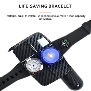Cinturón de cintura inflable resistente al desgaste, boya salvavidas inflable resistente a la corrosión, pulsera inflable ligera y fácil de llevar - Product Image 4