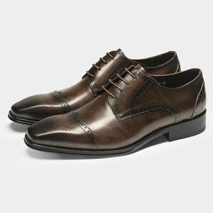 Chaussures habillées formelles neuves en cuir sur mesure haut de gamme pour hommes - Chaussures de créateur officielles pour hommes - Product Image 6