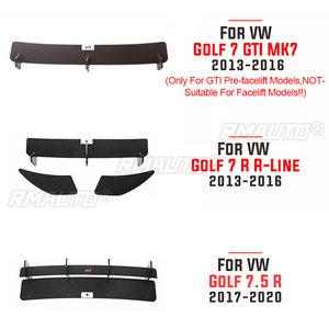 Chất Lượng Cao Xe Phía Sau Bumper Khuếch Tán Spoiler Lip Phía Sau Bumper Bảo Vệ Phía Sau Side Splitters Lip Cho VW Golf Mk6 Mk7 Mk7.5 Gti/R - Product Image 6