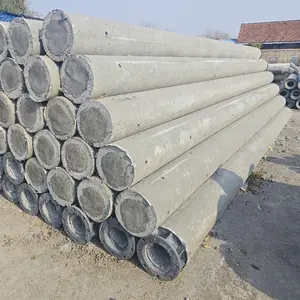 Made In China Reinforced Concrete Pole Concrete Pole Prestressing-pretensioning Substation StructureConical Cement Pole