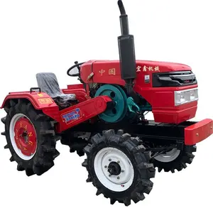 Embrague de doble etapa, la mejor maquinaria agrícola pequeña, tractor agrícola con cargador 4wd