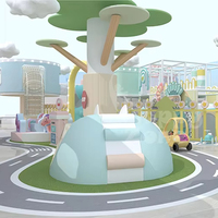 Équipement de jeu sensoriel Macaron pour ville moderne, aire de jeux intérieure professionnelle haut de gamme et souple pour enfants, centre d'activités de divertissement