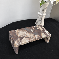 Présentoir en marbre naturel de qualité supérieure pour la vente en gros, support de table en marbre pour la présentation de produits, décoration de comptoir domestique, cadeau