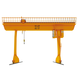 Grue à portique à poutre simple avec fonctions de sécurité avancées, capacité de levage de 15 tonnes, support de moteur, manutention fiable - Product Image 1