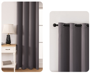 Rideaux occultants ChrisDowa à œillets pour chambre à coucher <span class=keywords><strong>et</strong></span> salon, ensemble de 2 panneaux, rideaux occultants thermiquement isolés - Product Image 3
