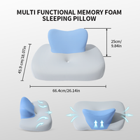 2025 nouveau Certipur-Us Oem gros moderne personnalisé orthopédique coin ergonomique jouer Contour oreiller en mousse à mémoire