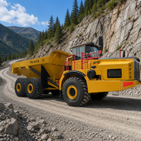 MLA45G Meilleur Prix Camion Articulé 45 Tonnes Classe 6x6 Essieux Meritor Frein Humide SAFIM Capacité de Montée 45% pour Exploitation Minière et Terrassement