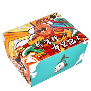 New Arrived Disposable White Cardboard Aluminum Foil Inside Lunch Boxes Wholesale Supplier Custom Paper Packing Box