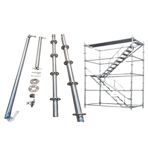 Échafaudage Ringlock galvanisé Layher Q235 pour la construction, robuste et polyvalent, avec diagonale <span class=keywords><strong>intermédiaire</strong></span> galvanisée - Product Image 2