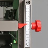 Raboteuse à banc de 300 mm avec moteur, table coulissante pour rabotage et épaississement, multi-tension (110V/220V/380V), garantie 1 an
