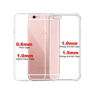 Tschick Ốp Túi Khí Silicon Trong Suốt Cho <span class=keywords><strong>iPhone</strong></span> 12 Pro Max/12 Pro 11 X XR XS Max Ốp Mỏng Cho <span class=keywords><strong>iPhone</strong></span> SE 2020 7 8 Plus Ốp TPU - Product Image 6