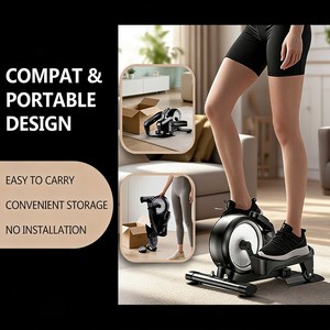 Mini-vélo elliptique magnétique M2 sous le bureau, pédalier d'exercice double usage (<span class=keywords><strong>assis</strong></span>/debout), capacité 330 LBS, pour la maison et le bureau - Product Image 6