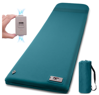 Matelas autogonflant confortable de 10 cm, tapis de couchage de qualité supérieure avec pompe intégrée USB