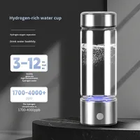 Générateur d'eau hydrogénée rechargeable pour tasse froide, générateur d'hydrogène portable, bouteille d'eau électrique avec technologie SPE PEM