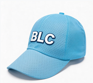 Gorra de Moda de Secado Rápido, Impermeable, con Orificios Cortados con Láser, Visera Plana, Cierre a Presión, Logotipo Personalizado, 6 Paneles, Malla de Poliéster, Estilo Trucker - Product Image 6