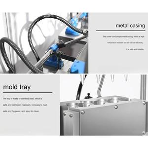 Machine à cône en corne Machine à cône de crème glacée Ventes directes d'usine 21KW 220V Extra petit moteur à 40 têtes fourni en acier inoxydable 304 - Product Image 2