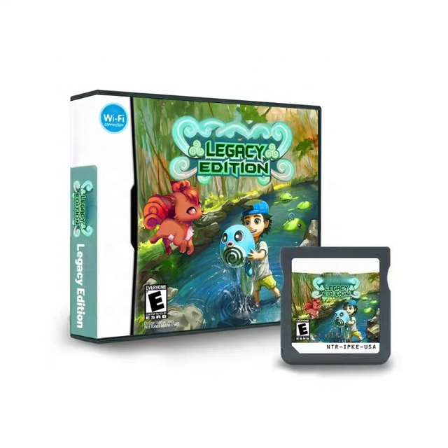 For Pokemoned Legacy Edition for Nintendo DS/2DS/3DS/DSi Durable Plastic Video Game Cartridge Console Game Accessory