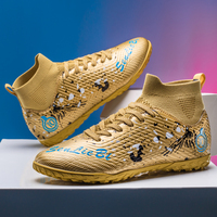 Chaussures de sport respirantes professionnelles de haute qualité pour hommes, chaussures de football à crampons pour l'extérieur, chaussures de football à crampons FG TF