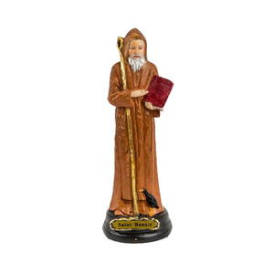 Estatua Religiosa de San Benito Hecha a Mano en Resina 3D de 4.8-12 Pulgadas, Decoración Navideña Católica para Escritorio - Product Image 6