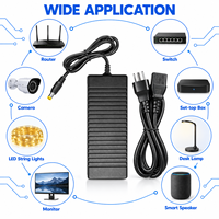Adaptateur secteur de bureau à découpage haute stabilité 90W 15V 6A, personnalisable, avec prises universelles US, UK, AU, pour projecteur et ordinateur (OEM/ODM)