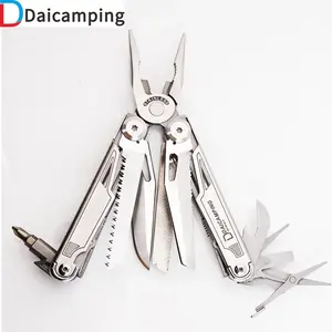 Daicamping DL12 Clip Multifuncional 7CR17MOV Faca Dobrável Conjuntos de Ferramentas Manuais Multiferramentas Camping Gear EDC Multi Ferramentas Alicatador Kit